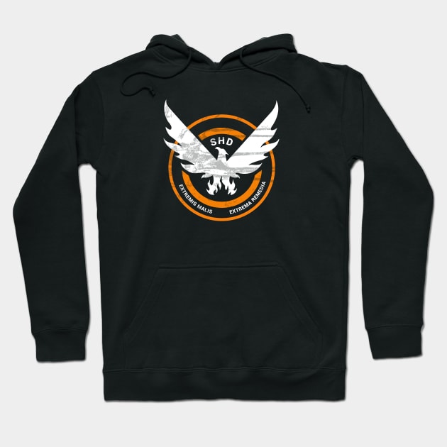 The Division SHD Grunge Logo 1 Hoodie by wyckedguitarist